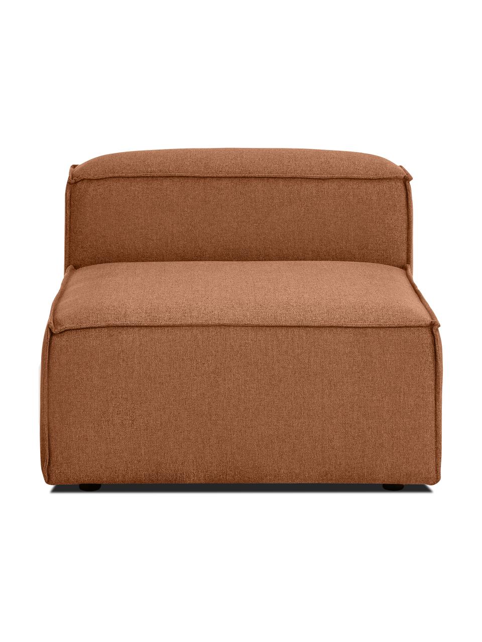 Środkowy moduł Lennon, Tapicerka: 100% poliester Dzięki tka, Stelaż: lite drewno sosnowe, cert, Nogi: tworzywo sztuczne, Nugatowa tkanina, S 89 x G 119 cm