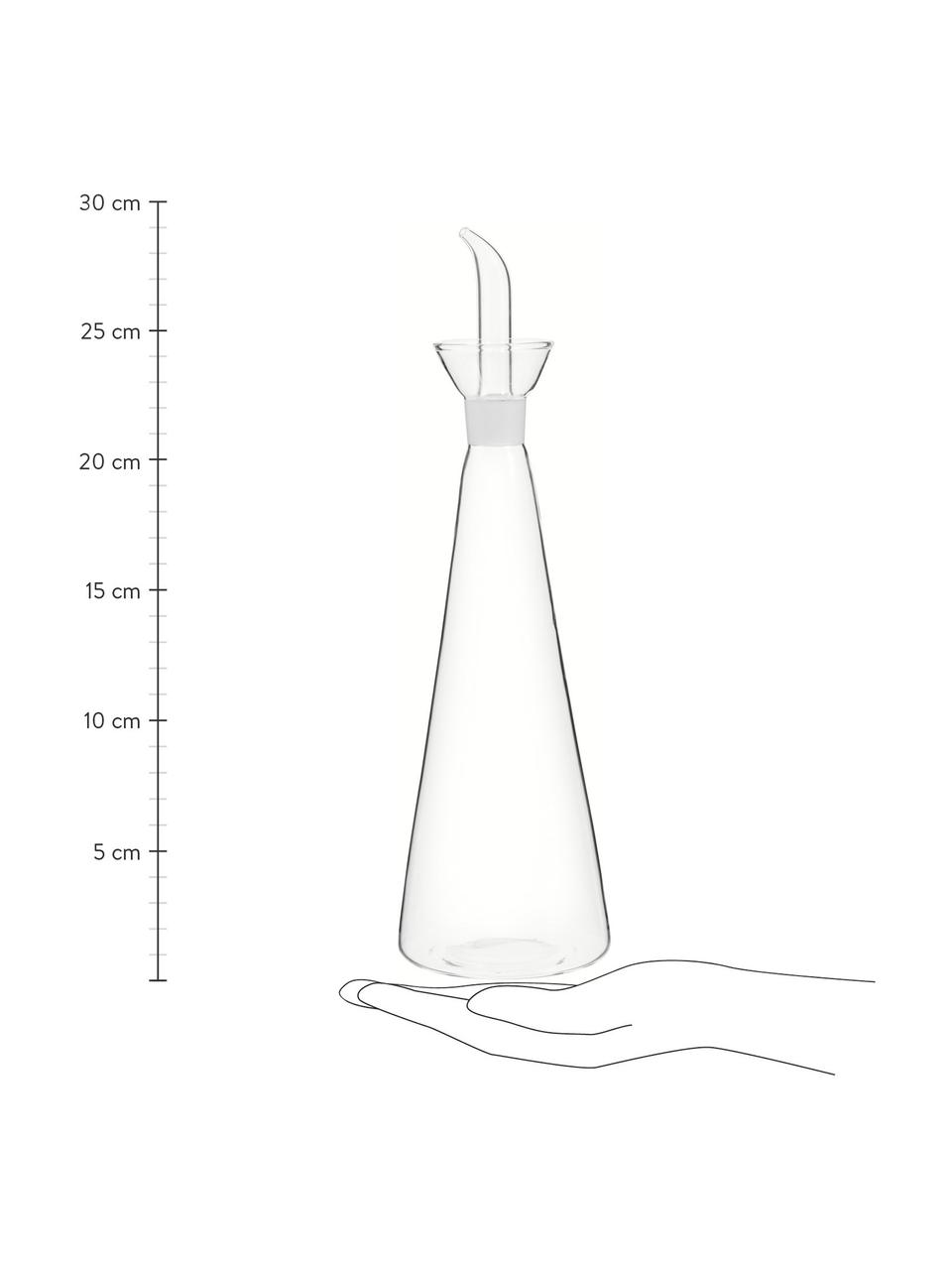 Aceitera o vinagrera Paul, Vidrio, Transparente, Al 29 cm