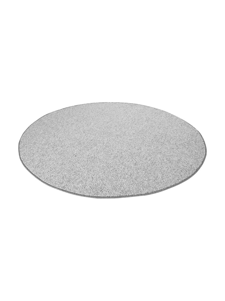 Okrúhly koberec so slučkovým povrchom Lyon, Sivá, melírovaná