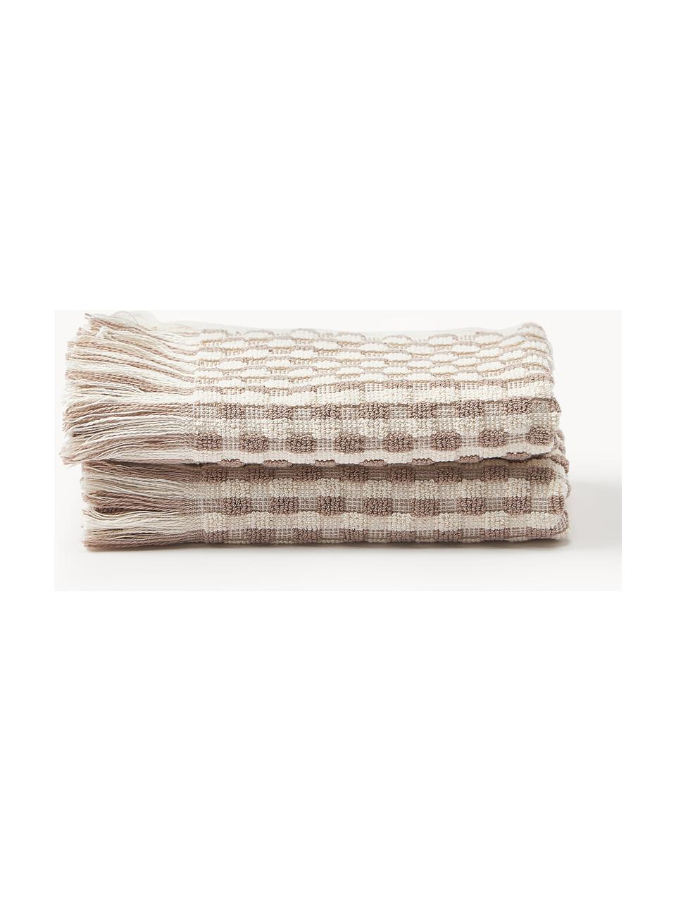 Serviette de toilette texturée Junipe, tailles variées, 100 % coton
Qualité supérieure 600 g/m²


Le matériau est certifié STANDARD 100 OEKO-TEX®, 3883CIT, CITEVE, Blanc cassé, nougat, Serviette de toilette, larg. 50 x long. 100 cm
