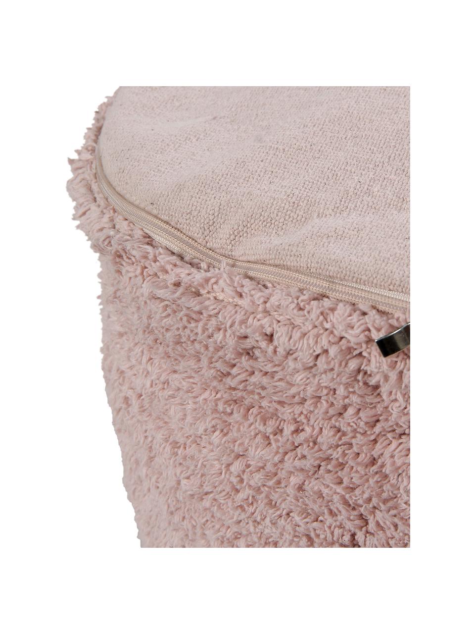 Pouf pour enfant, fait main Chill, Rose, Ø 50 x haut. 20 cm
