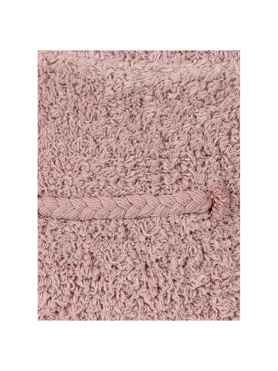 Puf infantil artesanal Chill, Tapizado: 97% algodón, 3% fibras si, Tejido rosa claro, Ø 50 x Al 20 cm