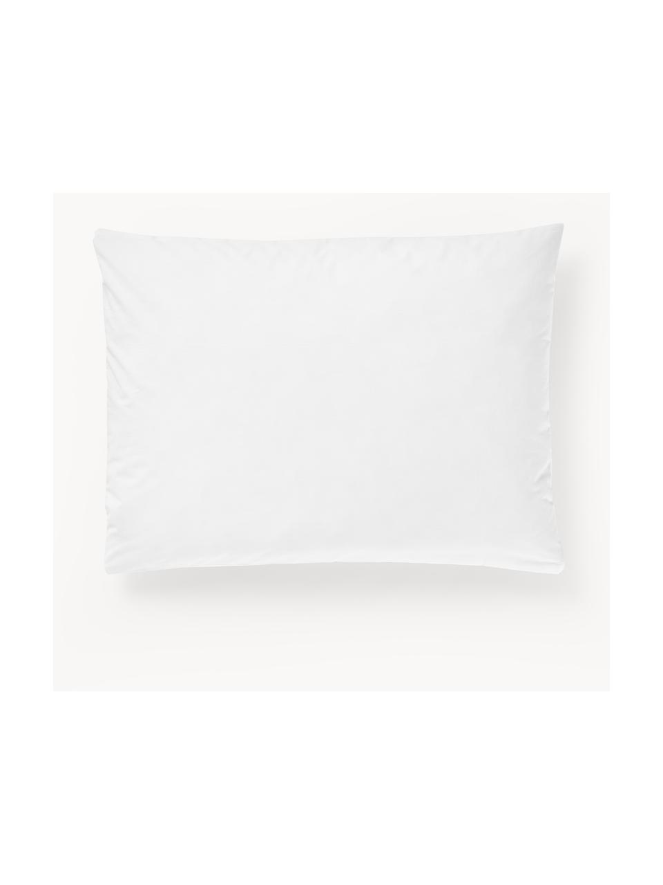 Funda de almohada de percal Elsie, Blanco, An 50 x L 70 cm