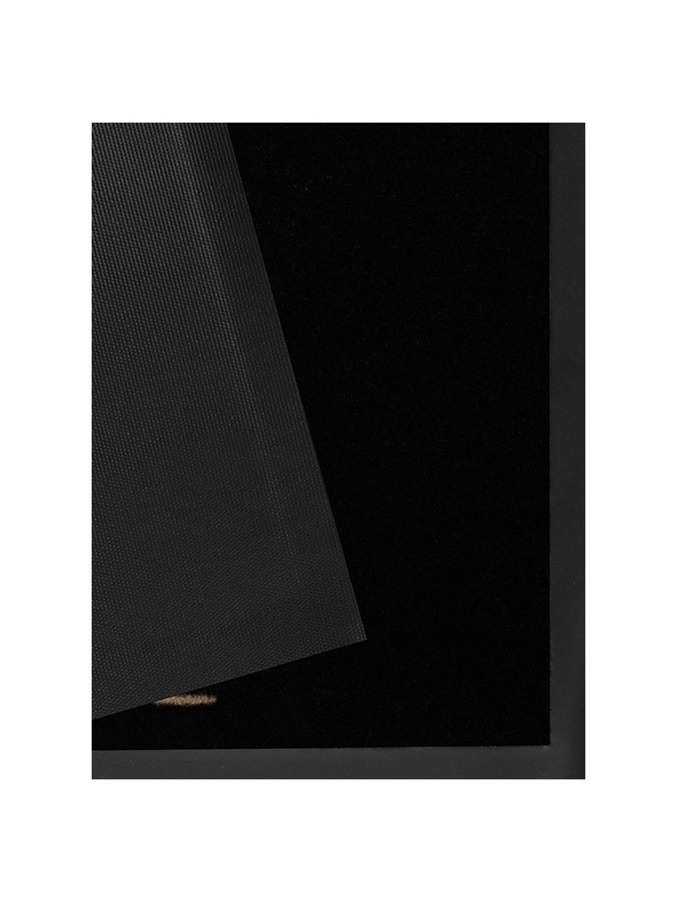 Polyamidová rohožka Home Sweet Home, Tóny čiernej, béžovej a sivej, Š 45 x D 75 cm