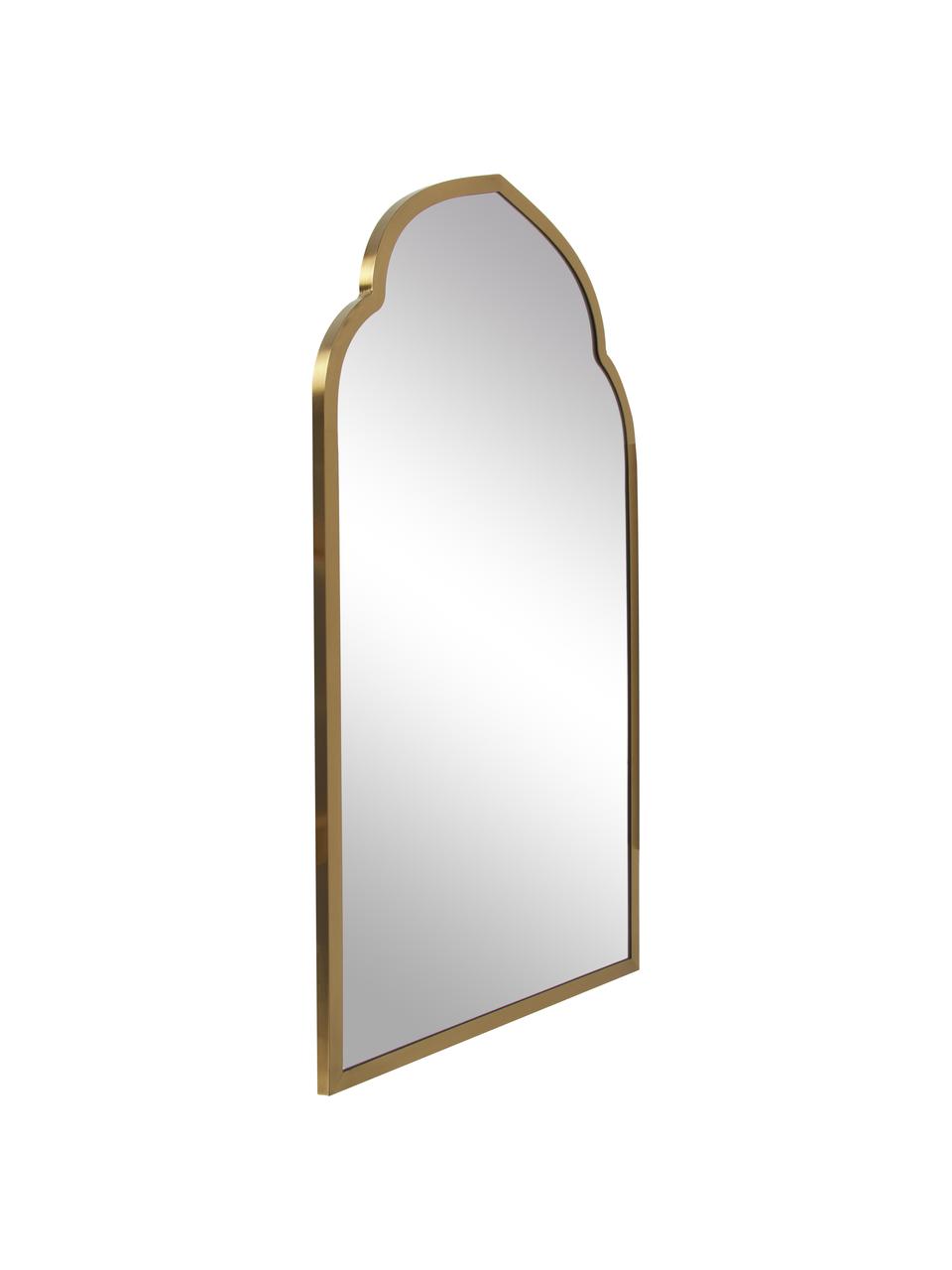 Lustro ścienne z ramą z metalu Laviena, Odcienie złotego, S 60 x W 100 cm