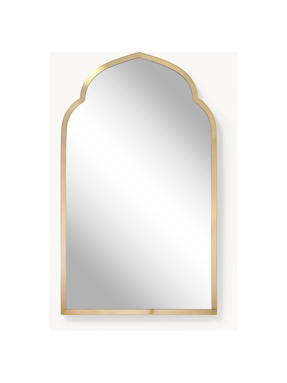 Oblúkové nástenné zrkadlo Laviena, Zlatá, Š 60 x V 100 cm