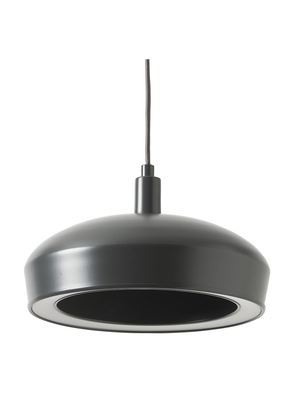 Lampada a sospensione rotonda a LED antracite Alva, Antracite, Ø 28 x Alt. 150 cm