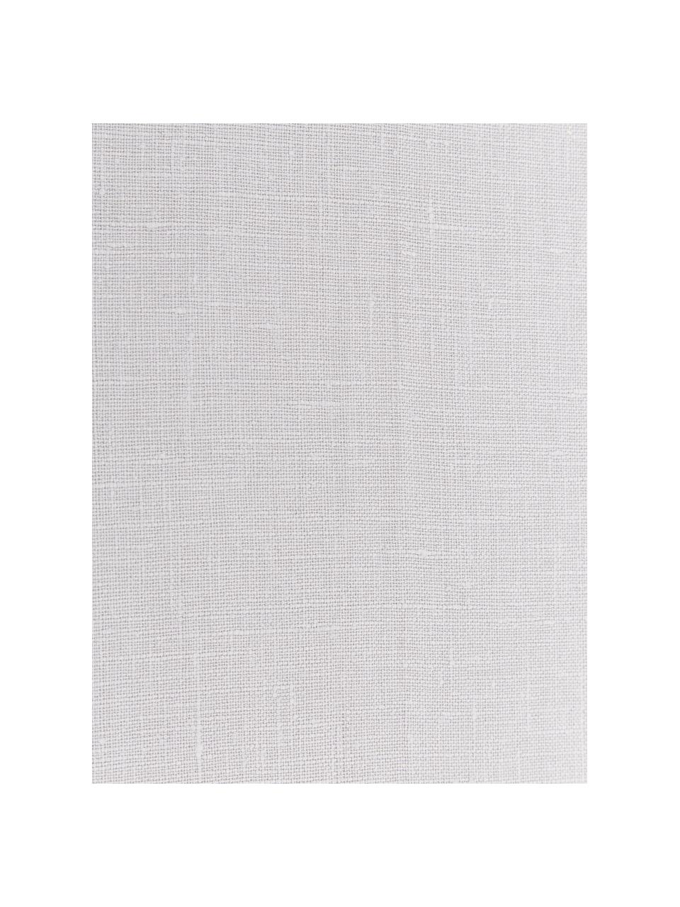 Serviette lin Heddie, 2 pièces, Gris clair