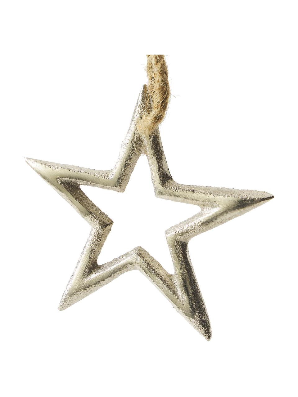 Ghirlanda Stars 100 cm, Cinturino: juta, Argentato, Lung. 100 cm