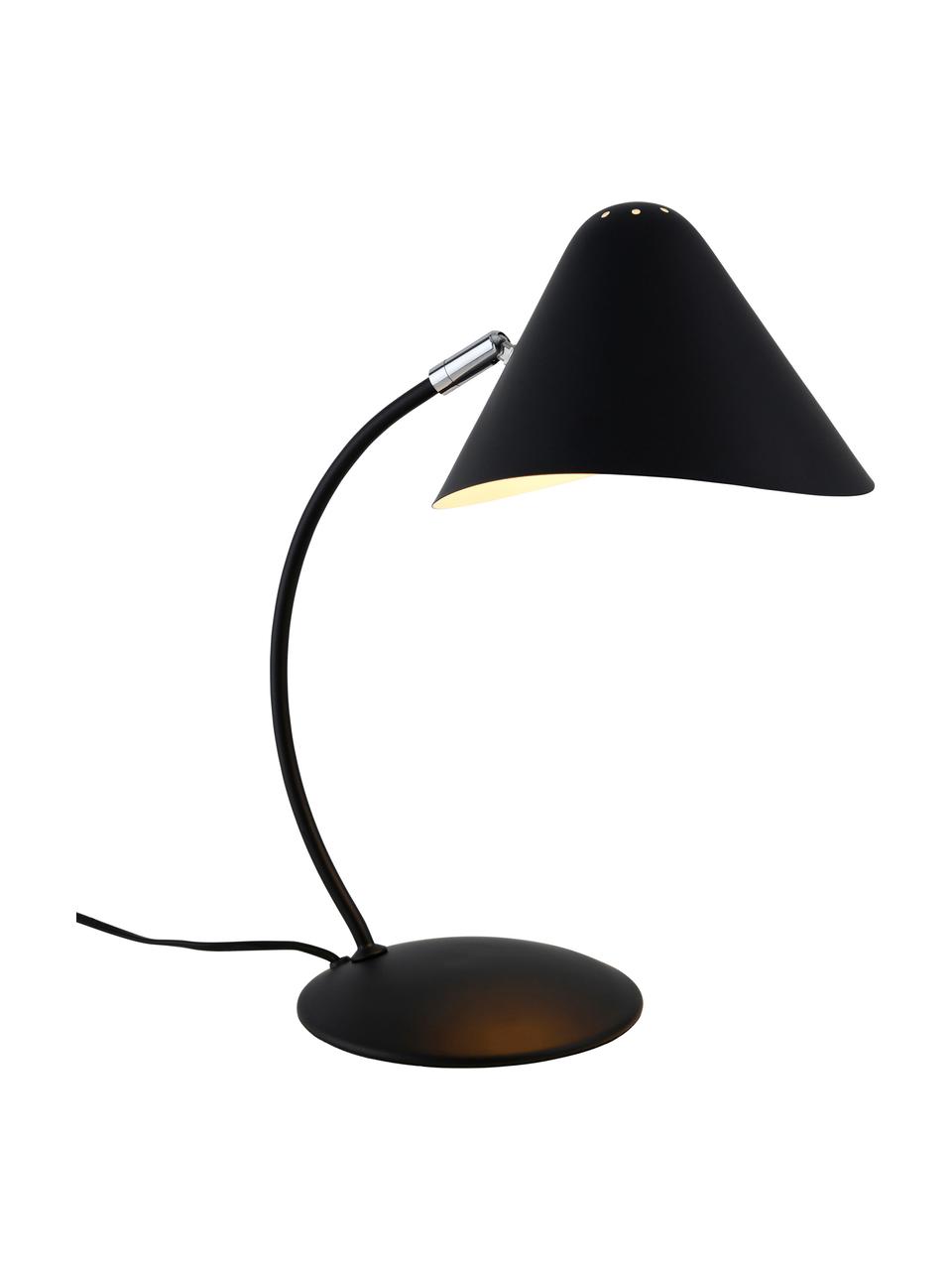 Lampa biurkowa Nathan, Czarny, G 32 x W 40 cm