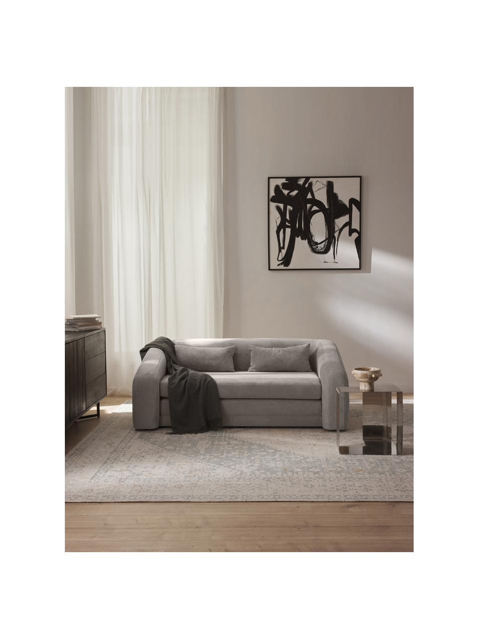 Schlafsofa Eliot (2-Sitzer), Bezug: 88 % Polyester, 12 % Nylo, Gestell: Spanplatte, Kiefernholz, Füße: Kunststoff Dieses Produkt, Webstoff Dunkelgrau, B 180 x T 100 cm