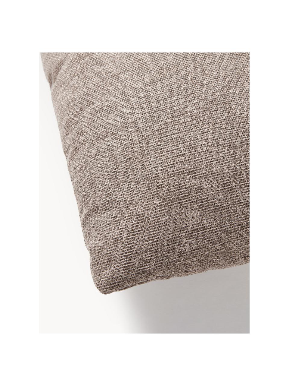 Sofa-Kissen Melva, Hülle: 100 % Polyester, Webstoff Taupe, B 50 x L 50 cm