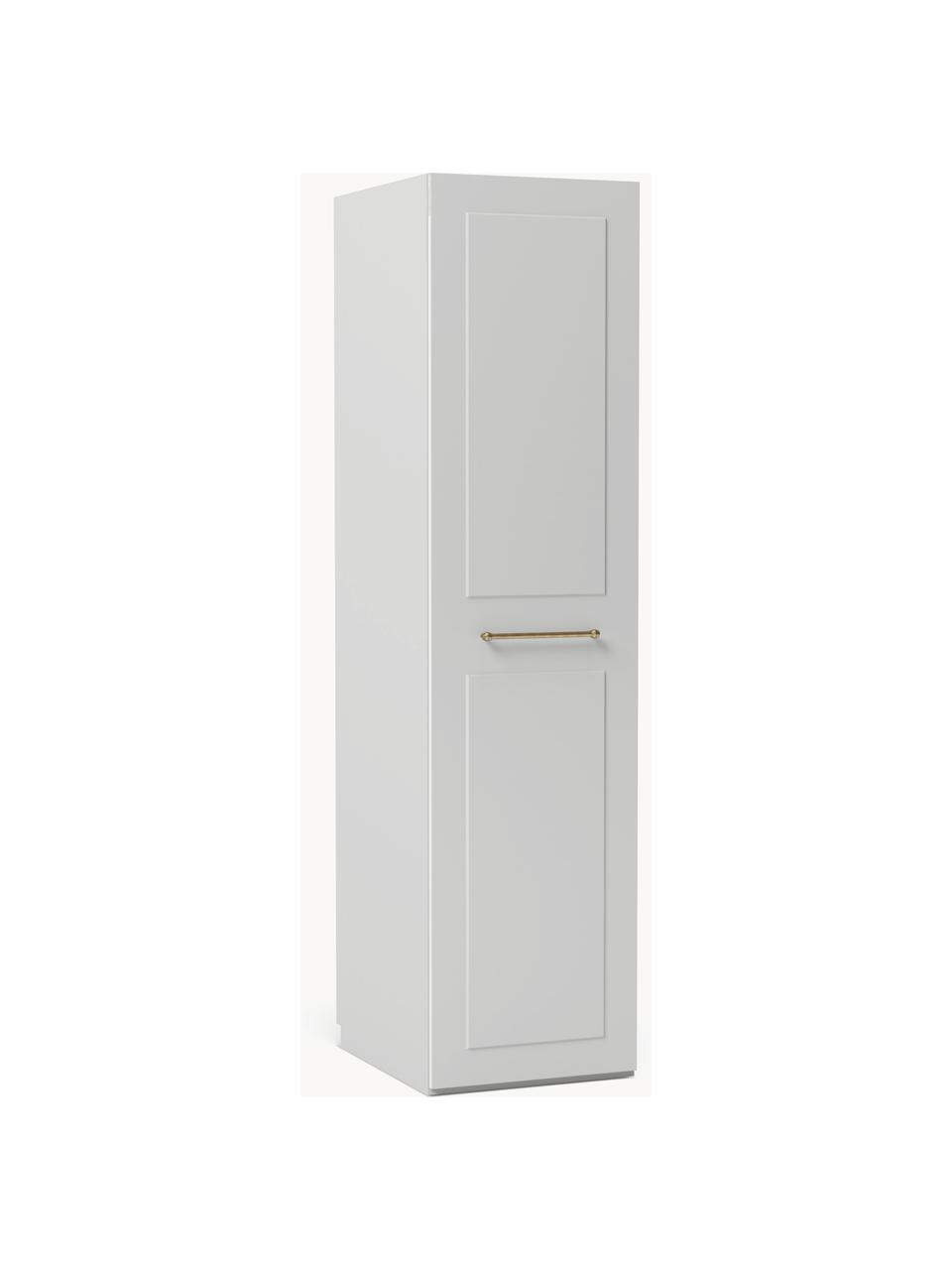 Armoire modulaire à portes battantes Charlotte, larg. 50 cm, plusieurs variantes, Gris, Basic Interior, larg. 50 x haut. 200 cm