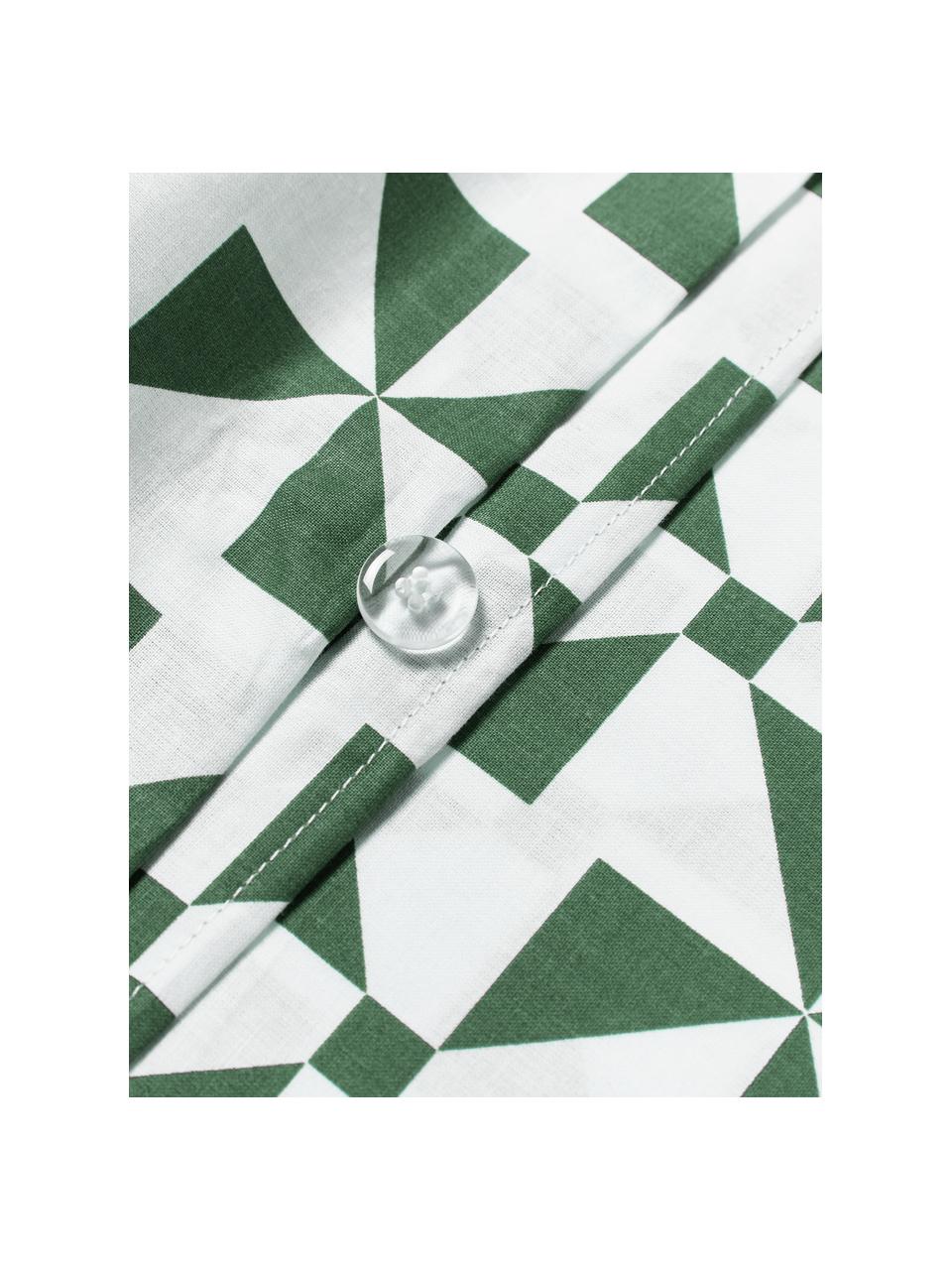 Federa in cotone Benson, Verde, Larg. 50 x Lung. 80 cm