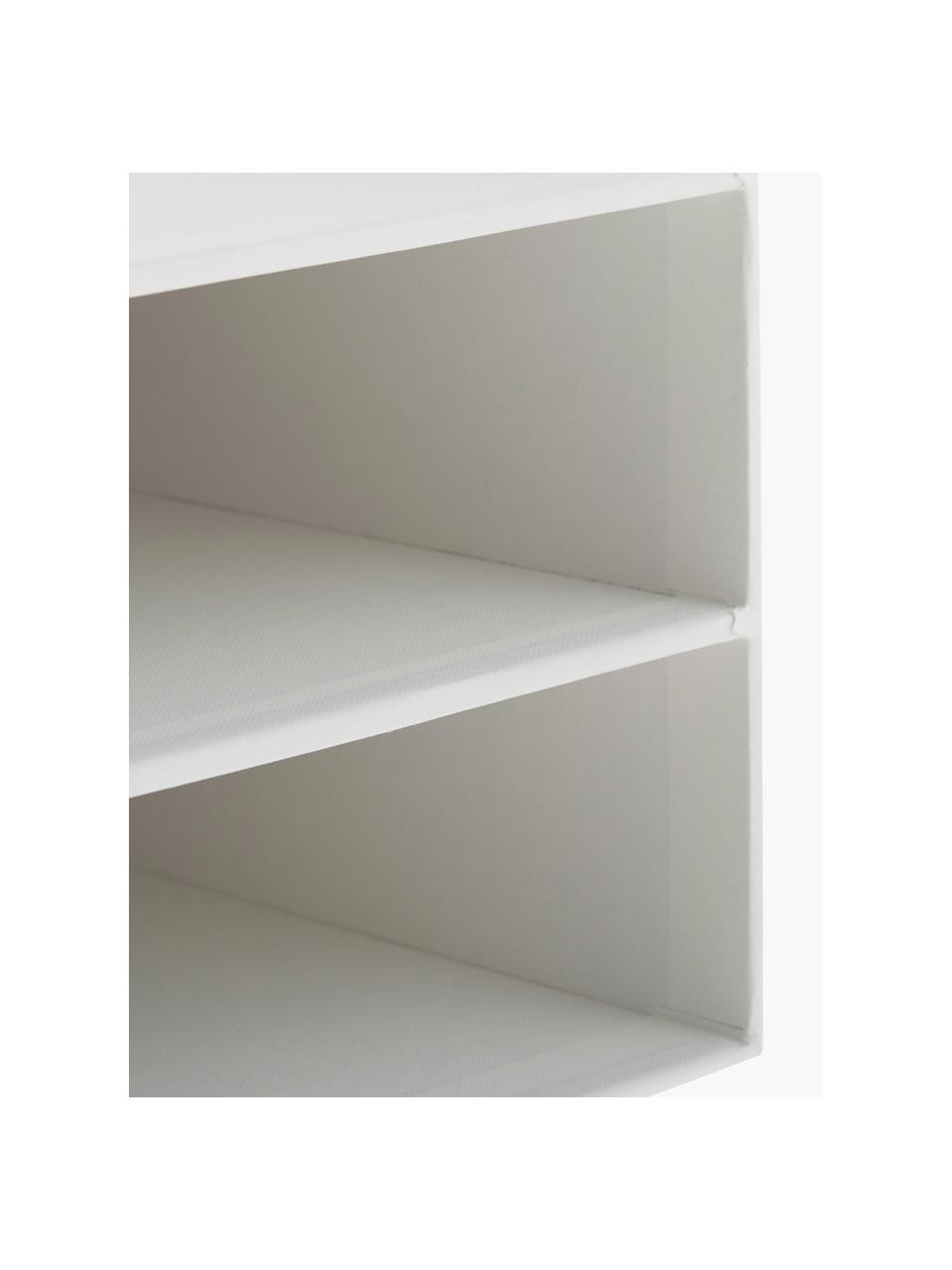 Organizer documenti  Trey, Cartone solido laminato, Bianco, Larg. 23 x Prof. 32 cm