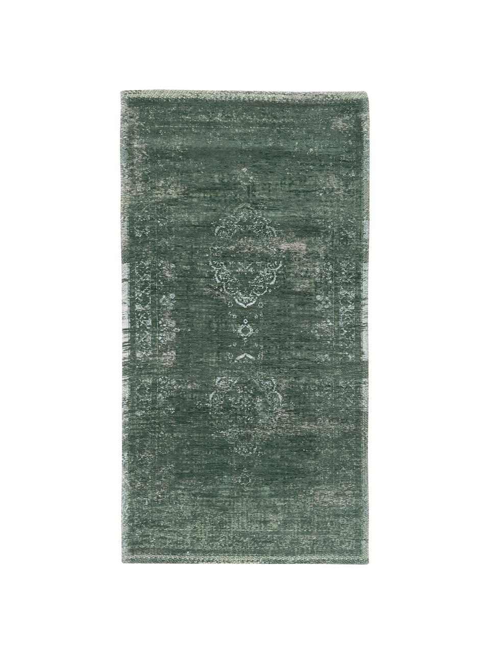 Dywan szenilowy Medaillon, Ciemny zielony, S 140 x D 200 cm (Rozmiar S)