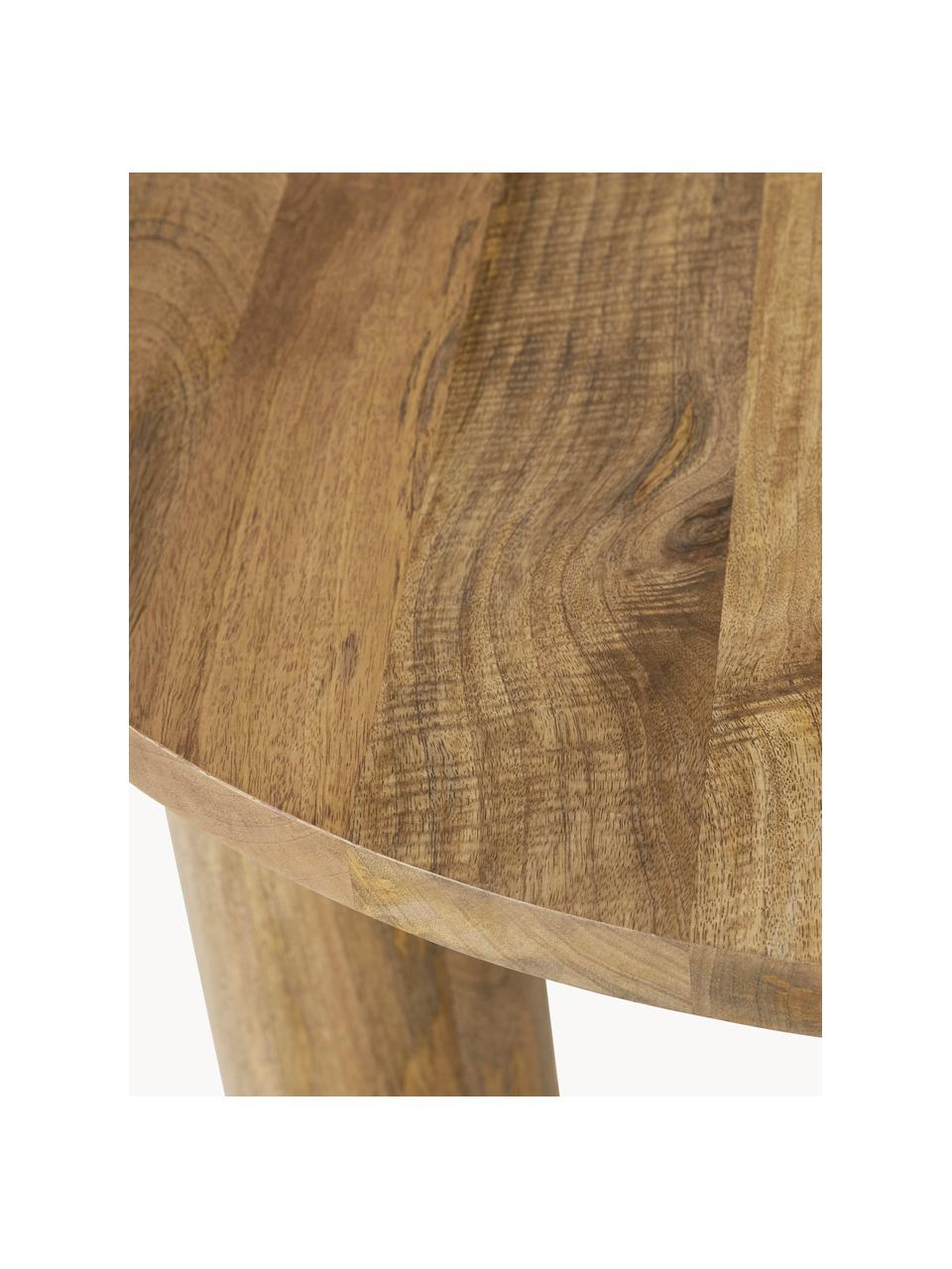 Mesa de comedor ovalada de madera de mango maciza Grow, 200 x 90 cm, Madera de mango, Madera de mango, An 200 x F 90 cm