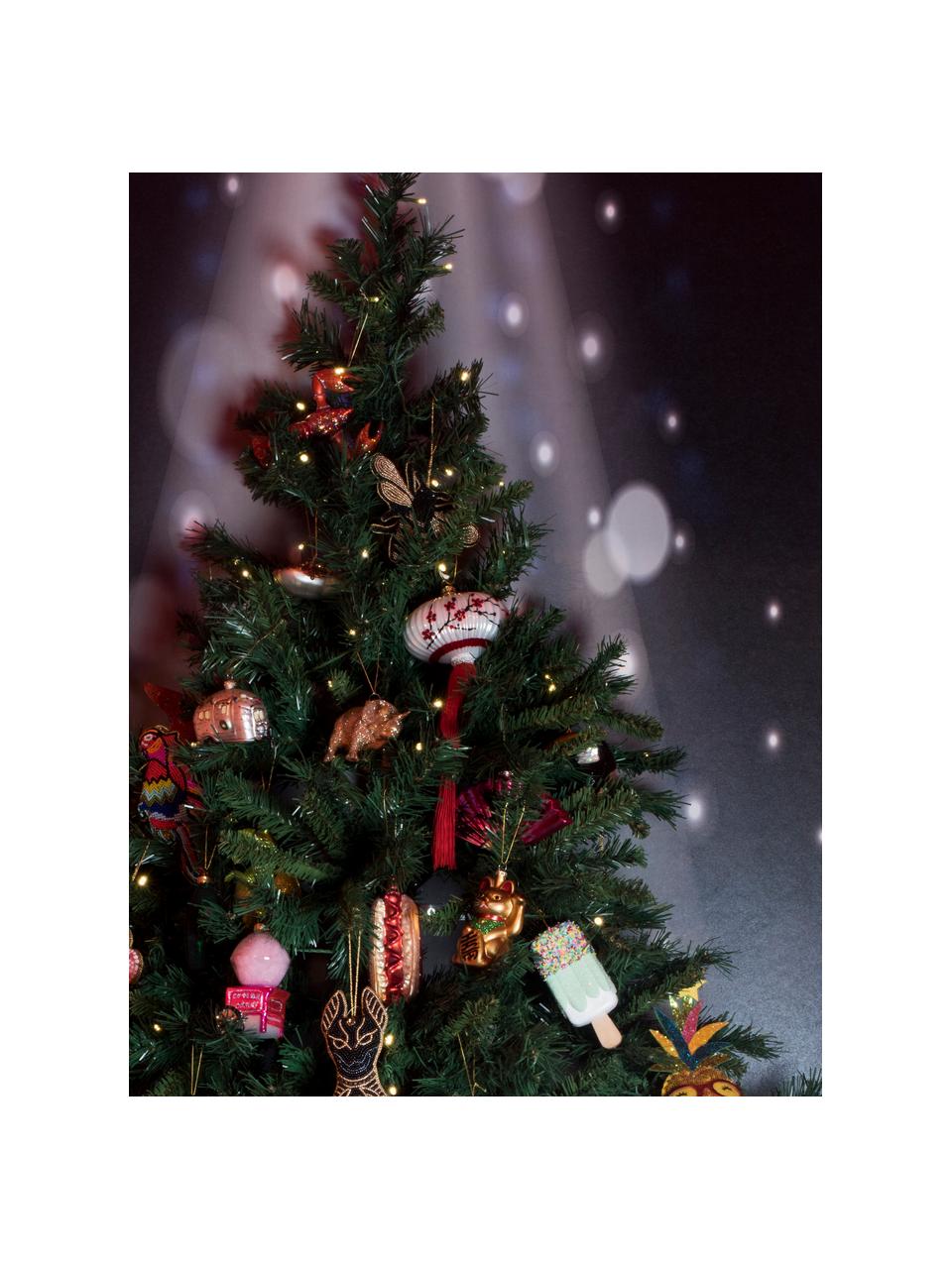 Décoration de sapin de Noël Bee, 2 pièces, Couleur dorée, noir