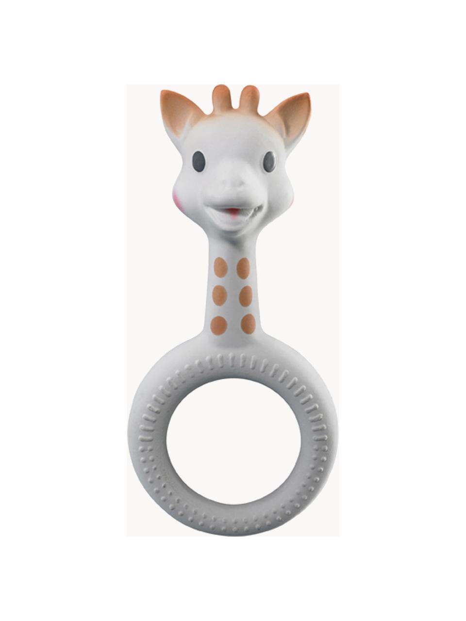 Beißring Sophie la girafe, 100 % Naturkautschuk, Weiß, Braun, B 7 x H 15 cm