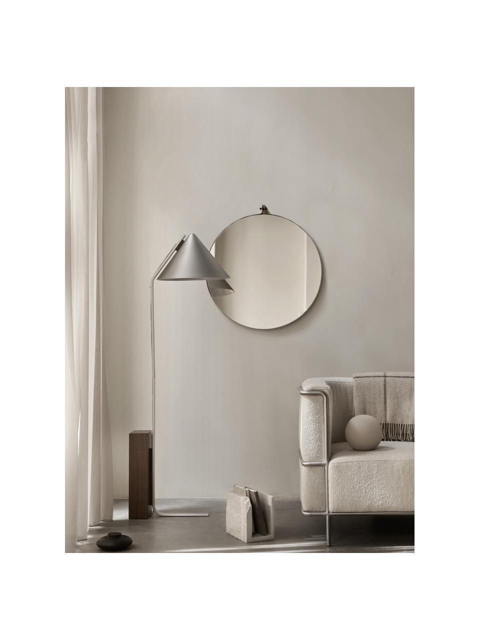 Stehlampe Cone, Silberfarben, H 160 cm