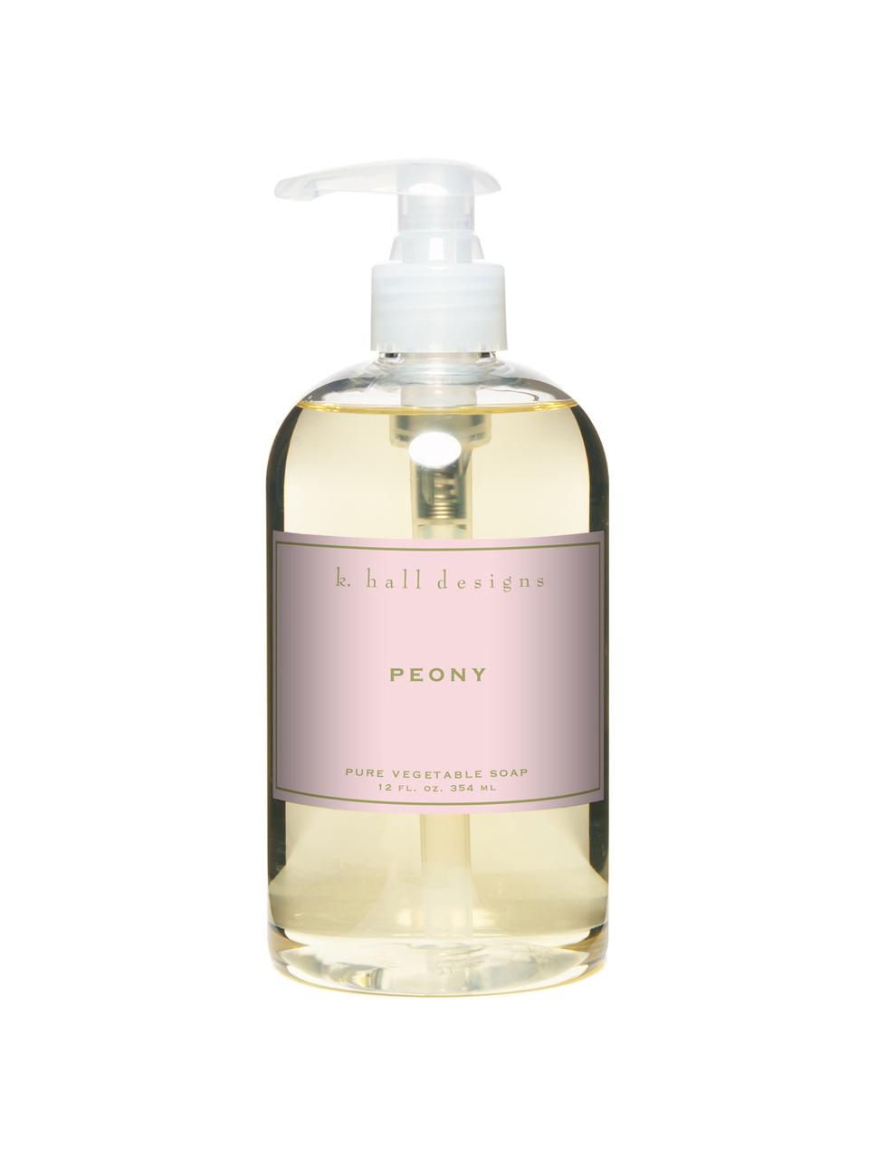 Sapone per le mani liquido Peony (fragranze di fiori), Trasparente, Ø 7 x Alt. 16 cm