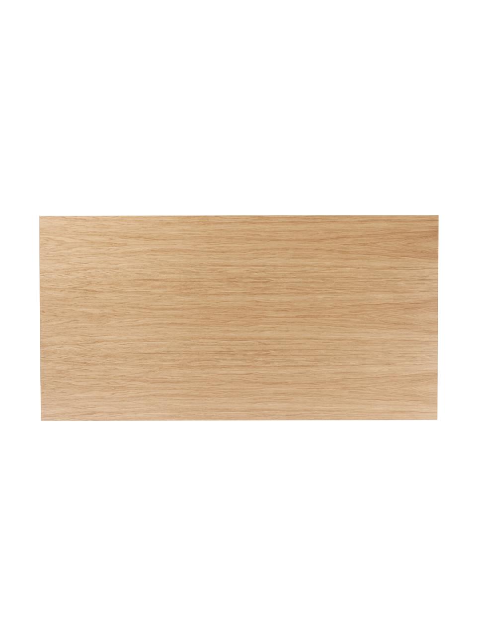 Hell gebeizter Esstisch Androgyne, verschiedene Größen, Mitteldichte Holzfaserplatte (MDF) mit Eichenholzfurnier, Holz, hell gebeizt, B 210 x T 100 cm