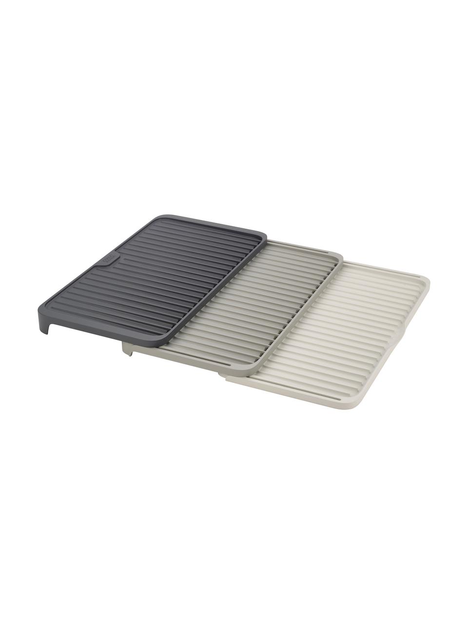 Ausziehbares Abtropfgestell Tier, Polypropylen (PP), Beige, Grau, Anthrazit, B 36 x H 3 cm