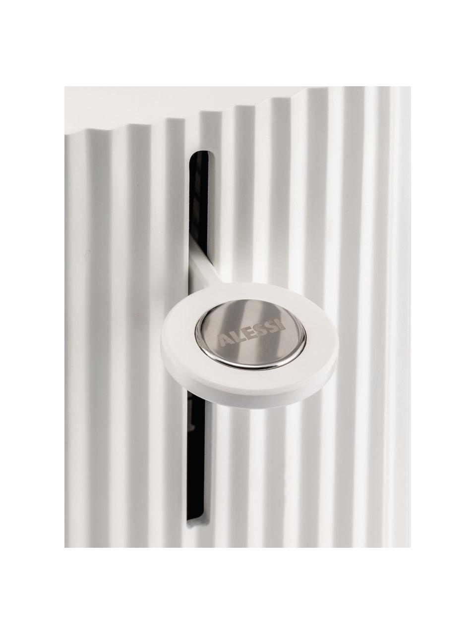 Broodrooster Plissé met gestructureerde oppervlak, Thermoplastische hars, Gebroken wit, B 34 x D 19 cm