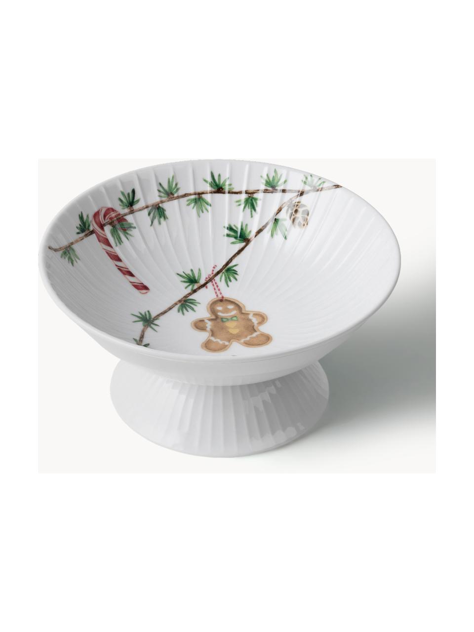 Ručne vyrobená porcelánová miska Hammershøi, Porcelán, Biela, viacfarebná, Ø 16 x V 8 cm