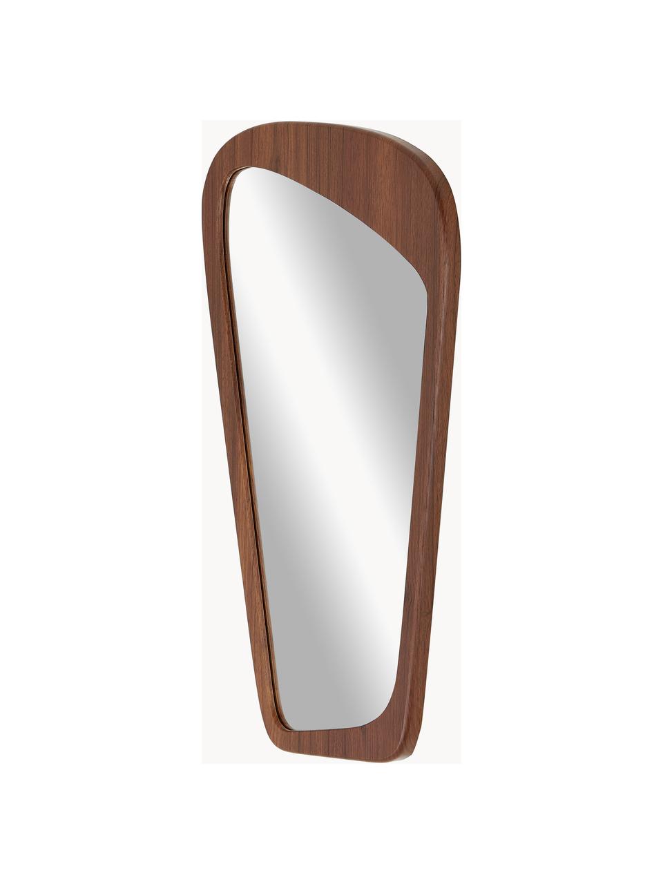 Nástěnné zrcadlo May, Tmavé dřevo, Š 40 cm, V 67 cm