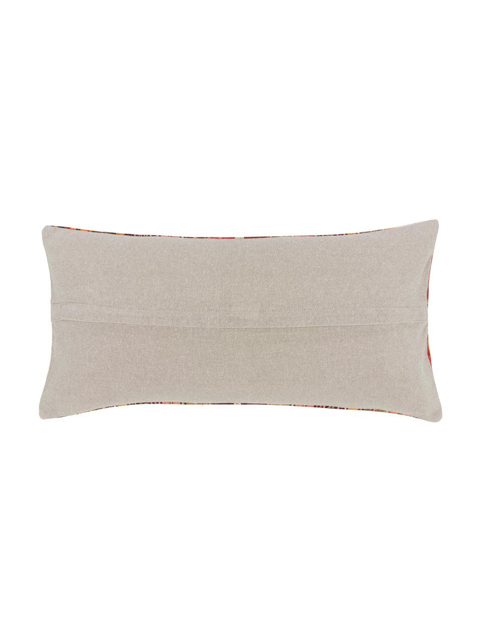 Housse de coussin rectangulaire ethnique Kusa, Multicolore