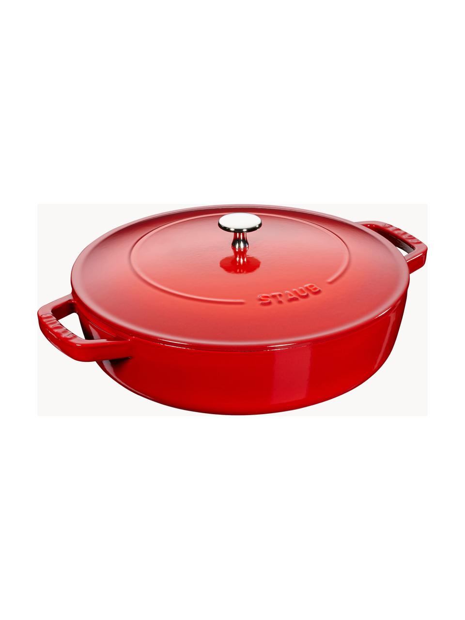 Cocotte Redonda de Hierro Fundido 28 cm Roja