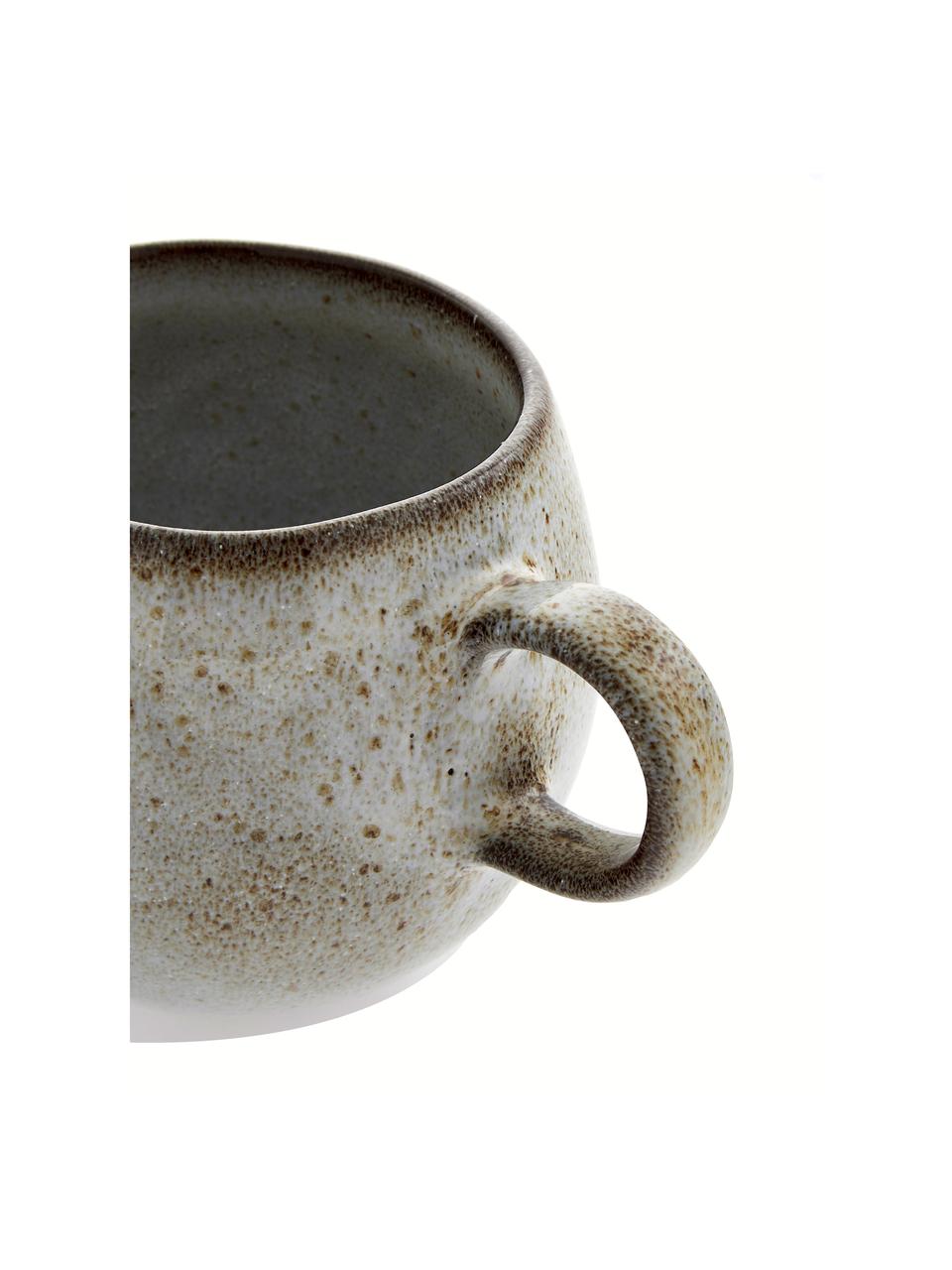 Tazza fatta a mano Sandrine, Gres, Tonalità grigie, Ø 10 x Alt. 10 cm, 400 ml