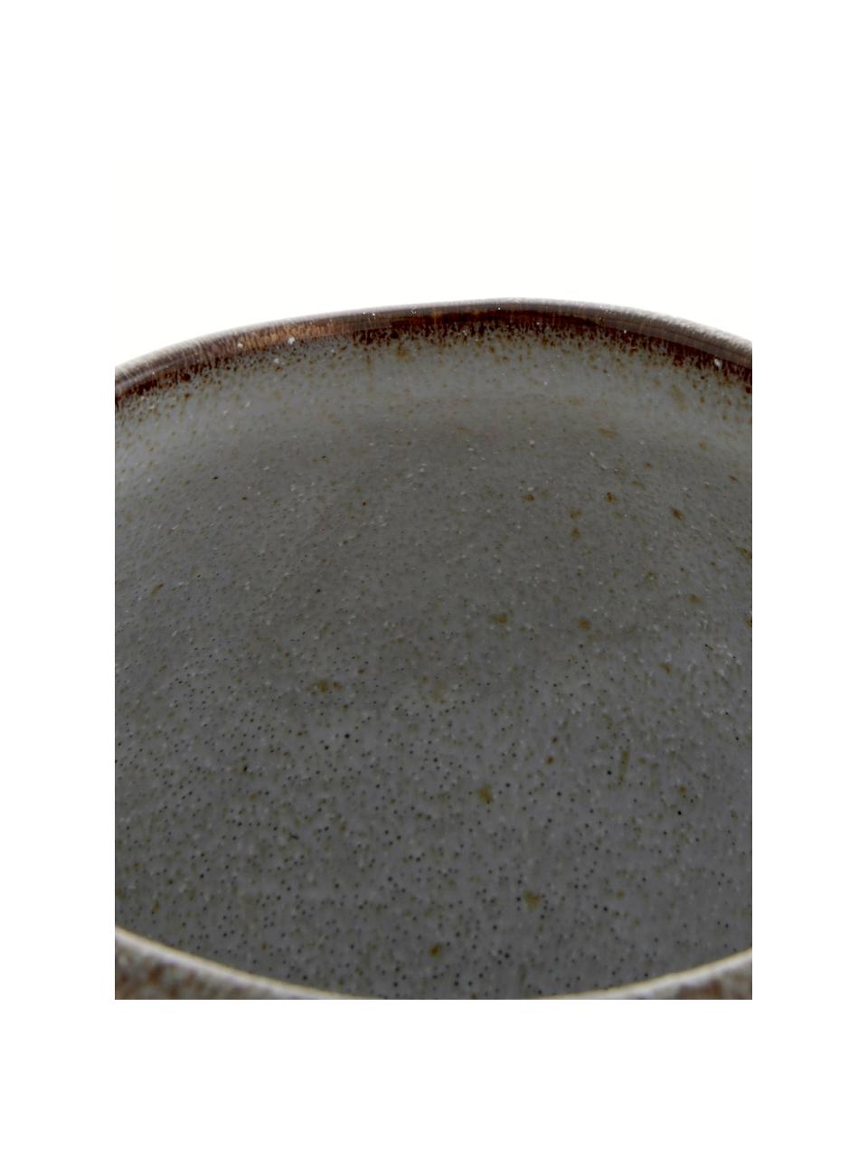 Ręcznie wykonany kubek Sandrine, Kamionka, Odcienie szarego, Ø 10 x W 10 cm, 400 ml