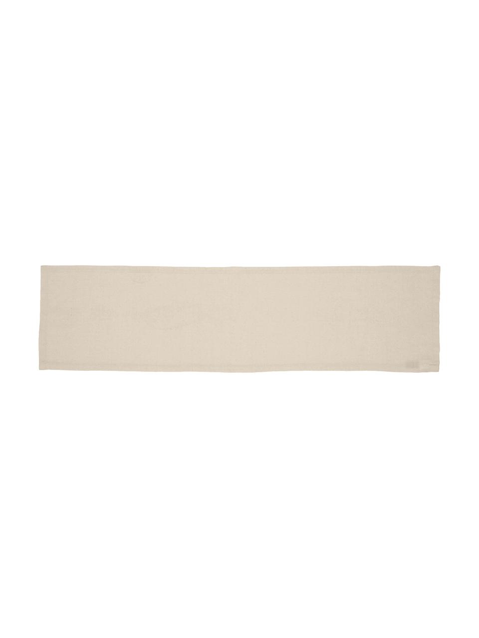 Chemin de table en mélange de coton Riva, 55 % coton, 45 % polyester

Le matériau est certifié STANDARD 100 OEKO-TEX®, 14.HIN.40536, HOHENSTEIN HTTI, Beige, larg. 40 x long. 150 cm