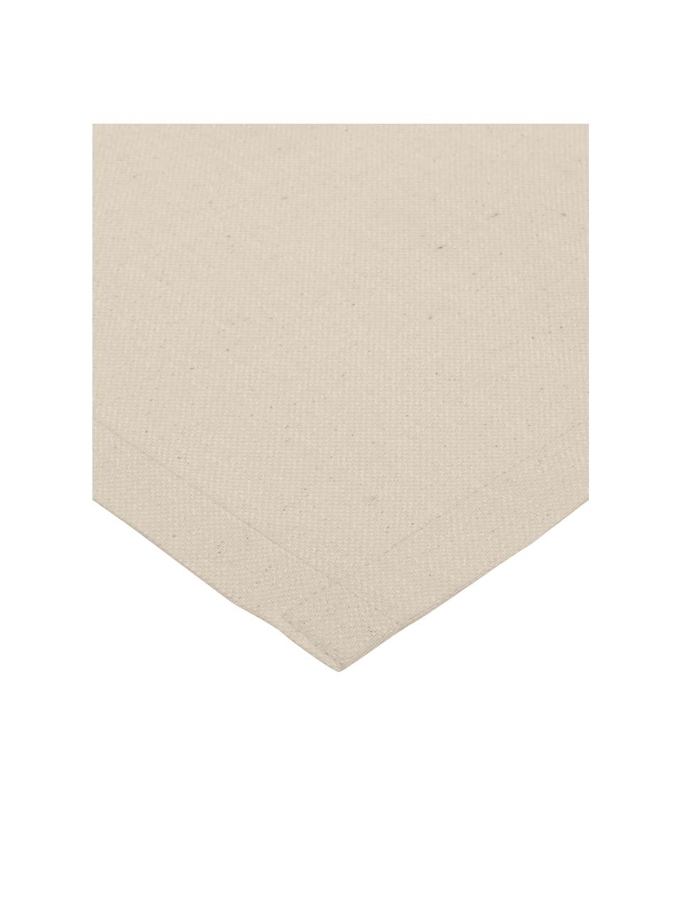 Runner in misto cotone Riva, 55% cotone, 45% poliestere

Il materiale utilizzato in questo prodotto è testato per le sostanze nocive e certificato secondo lo STANDARD 100 by OEKO-TEX® 14.HIN.40536 HOHENSTEIN HTTI, Beige, Larg. 40 x Lung. 150 cm