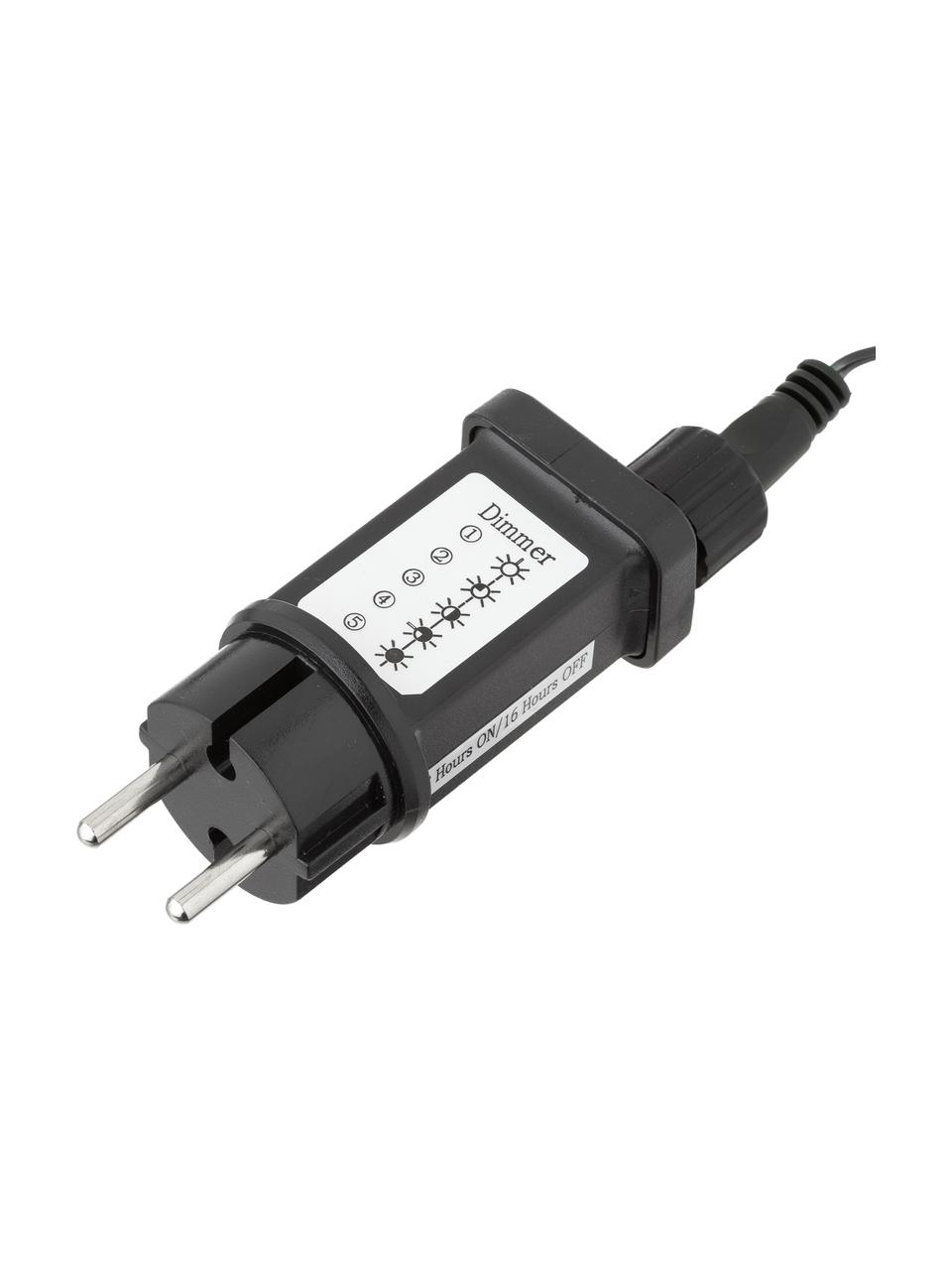 Łańcuch świetlny LED z funkcją przyciemniania 1-2 Glow, Tworzywo sztuczne, Ciemny zielony, W 210 cm