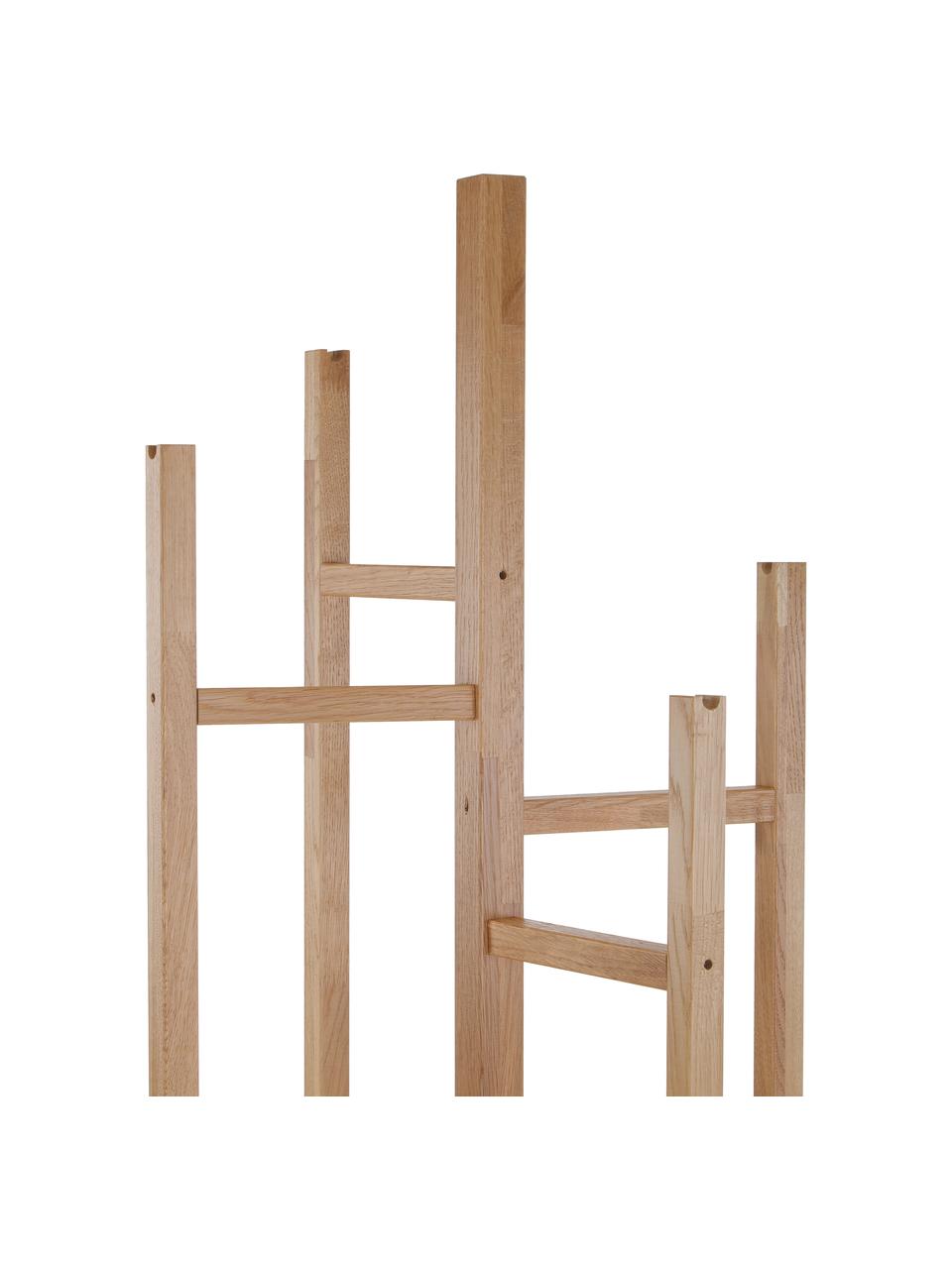 Appendiabiti in legno di quercia Eigen, Legno di quercia, Legno di quercia chiaro, Larg. 47 x Alt. 175 cm