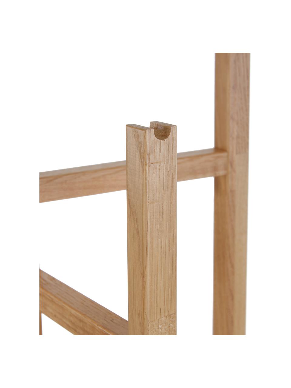Perchero de pie de madera de roble Eigen, Madera de roble, Madera de roble clara, An 47 x Al 175 cm