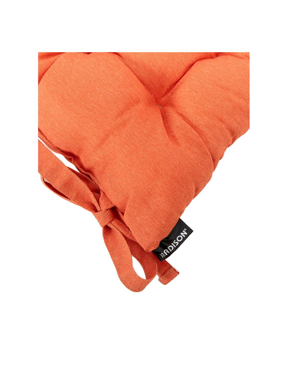 Coussin de chaise orange Panama, Orange