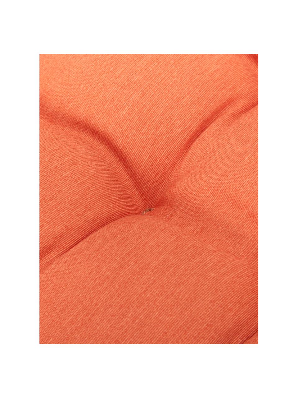 Cojín de asiento Panamá, Tapizado: 50% algodón, 45% poliéste, Naranja, An 45 x L 45 cm