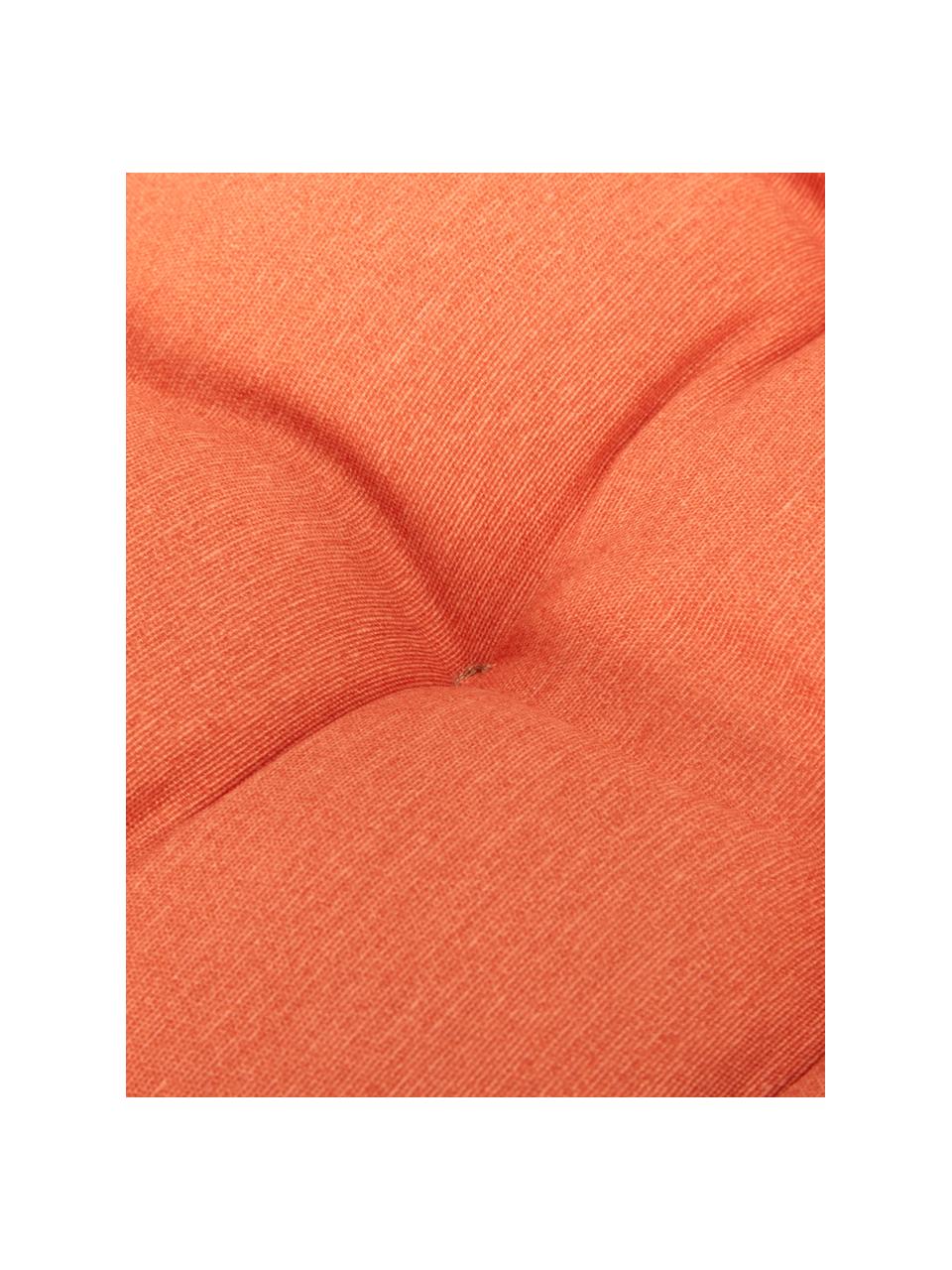 Coussin de chaise orange Panama, Orange