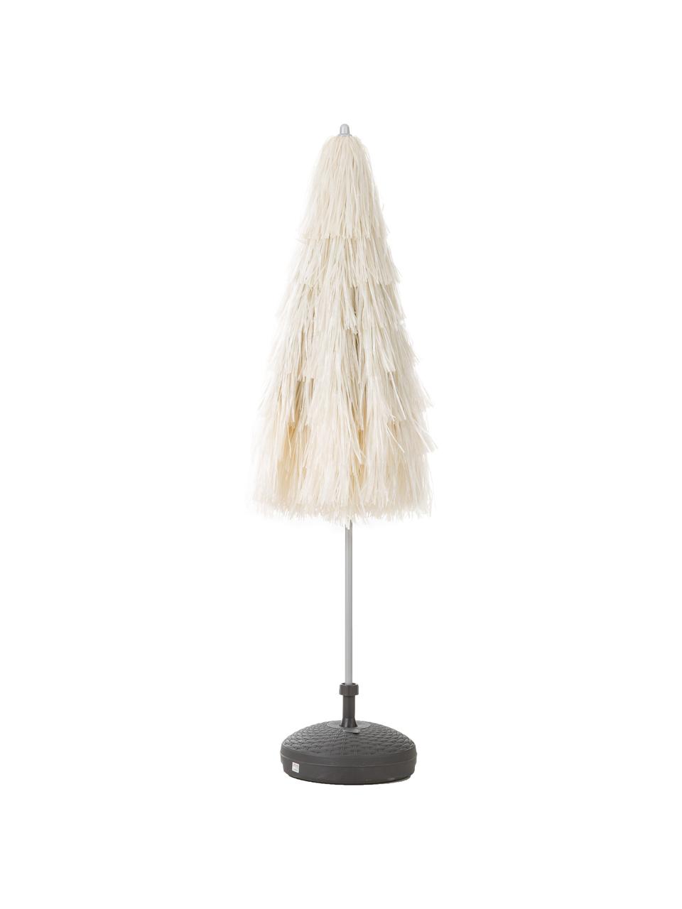 Parasol ogrodowy z frędzlami Hawaii, Beżowy, Ø 200 x W 210 cm