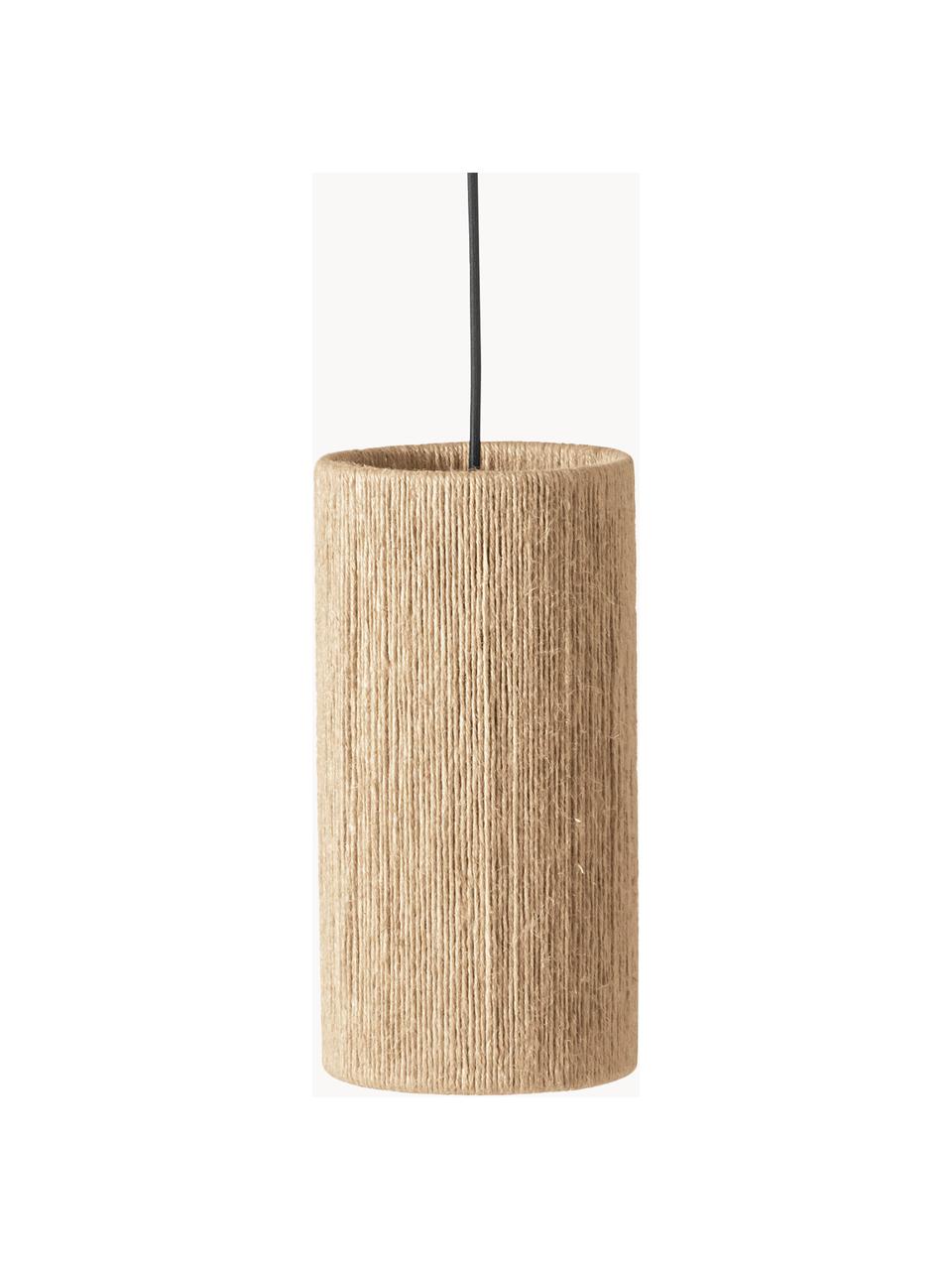 Petite suspension en jute RO, Ø 15 cm, Beige, Ø 15 x haut. 30 cm