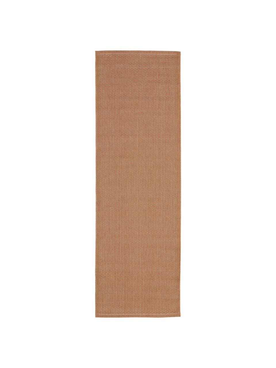 Tapis extérieur intérieur terracotta Toronto, 100 % polypropylène, Terre cuite, larg. 80 x long. 300 cm