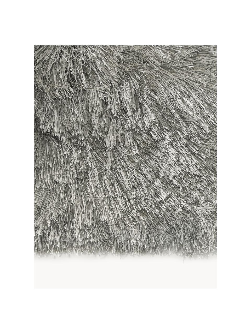 Tapis shaggy à longs poils Jimmy, Gris foncé, larg. 160 x long. 230 cm (taille M)