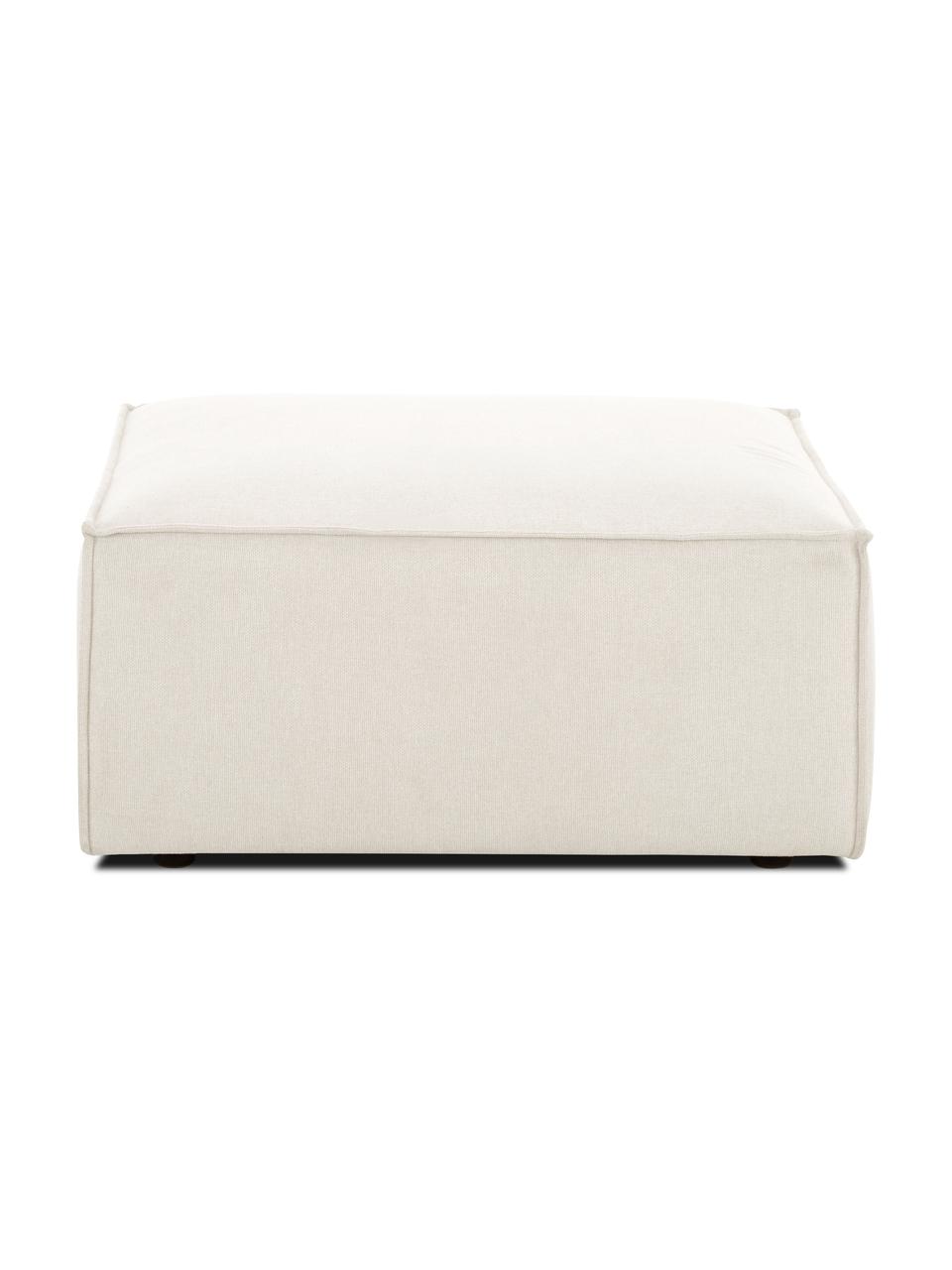 Sofa-Hocker Lennon, Bezug: 100% Polyester Der strapa, Gestell: Massives Kiefernholz, FSC, Webstoff Beige, B 88 x H 43 cm