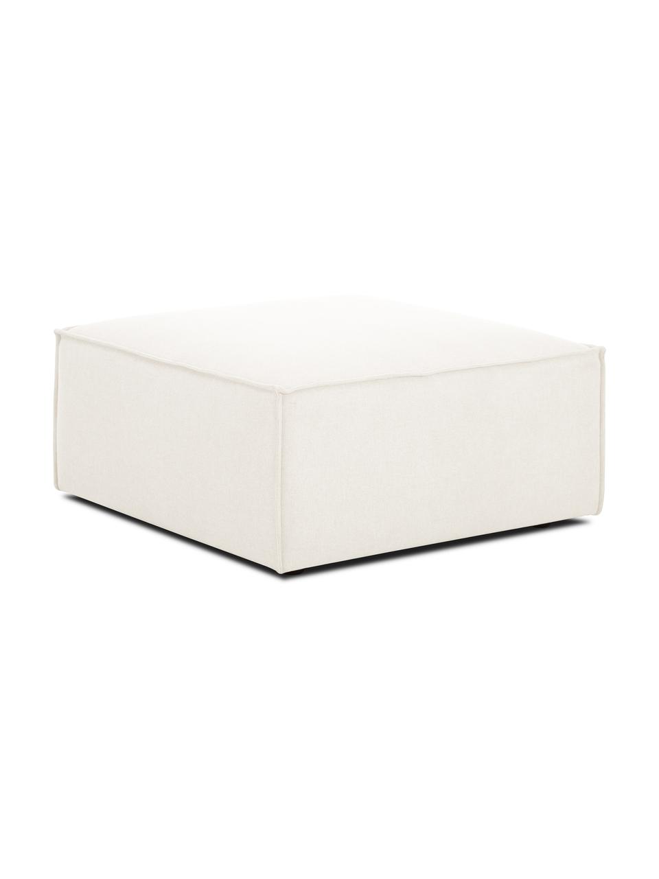 Tabouret de canapé Lennon, Tissu beige, larg. 88 x haut. 43 cm