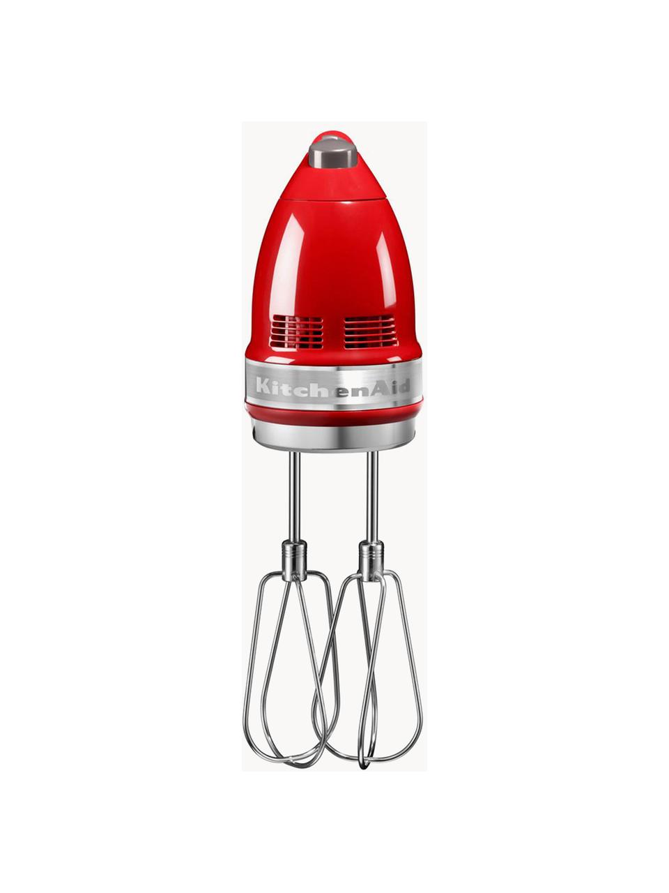 Handrührgerät KitchenAid, Gehäuse: Kunststoff, Rot, glänzend, B 15 x H 20 cm