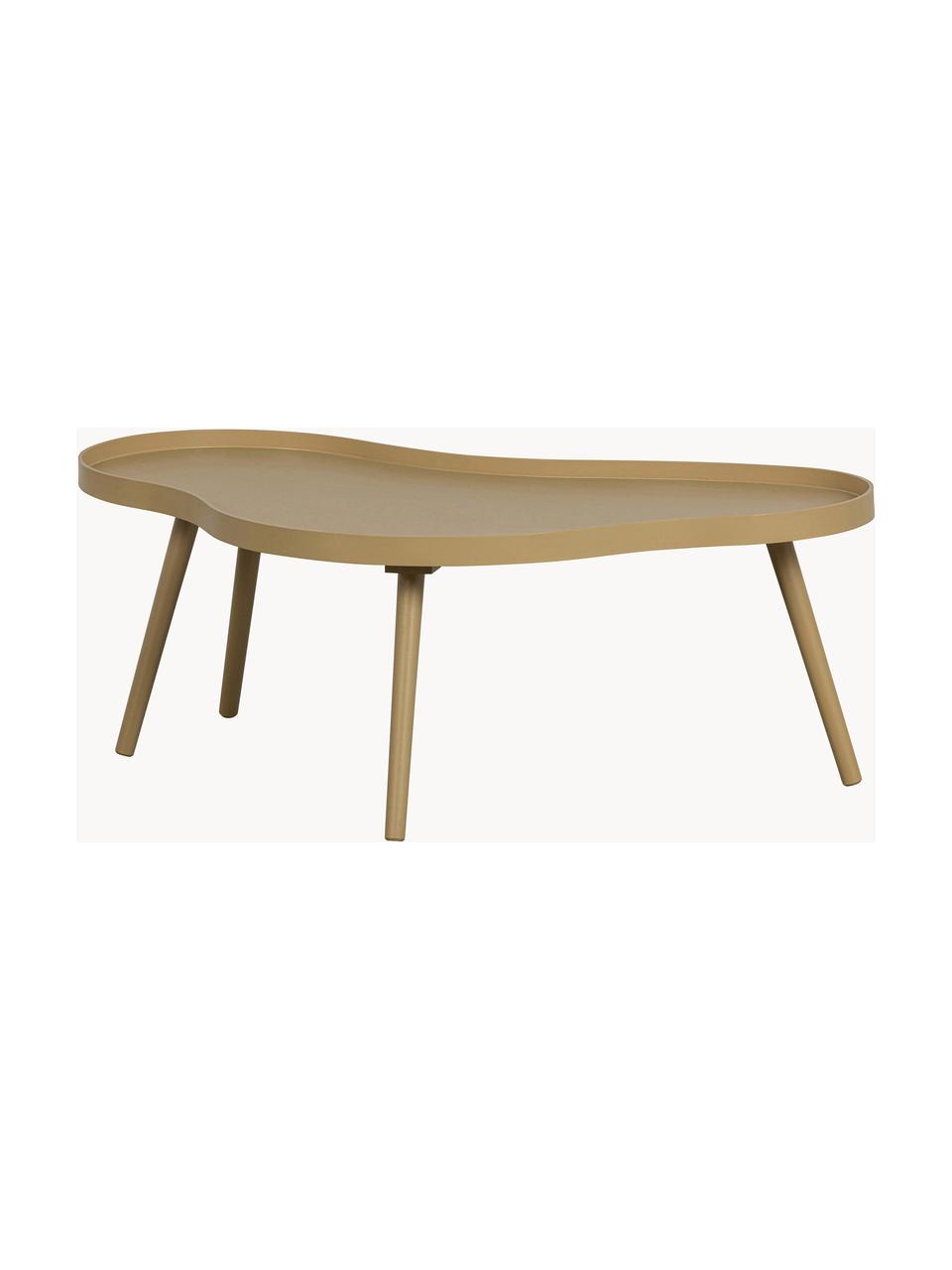 Dřevěný konferenční stolek v organickém tvaru Mae, Dřevo, Š 100 cm, V 35 cm